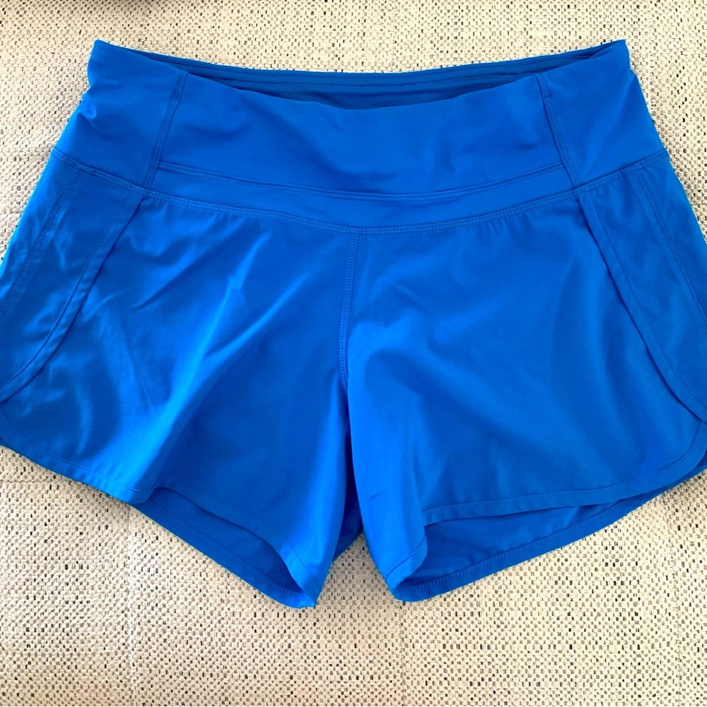 ❌SOLD❌ Lululemon Blue Speed Shorts - Size 4